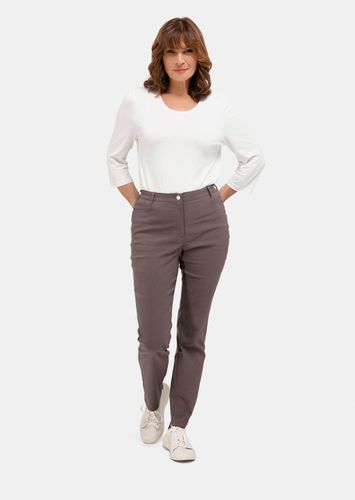 Perfekte Super-Stretch-Hose CARLA - taupe - Gr. 54 von - Goldner Fashion - Modalova