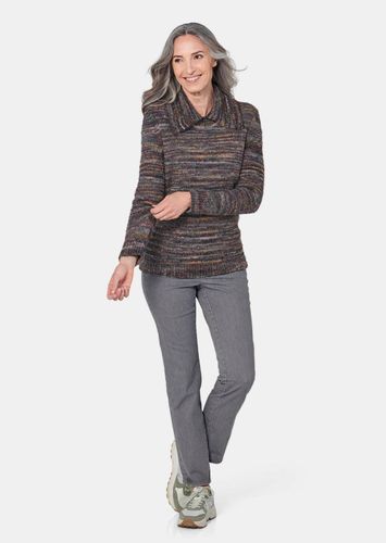 Strickpullover mit Glanz - graugrün / gemustert - Gr. 25 von Fashion - Goldner - Modalova