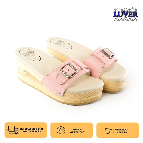 LUVER 2103/EIN frauen Frühling Arbeit Holz Sandalen, Pflege, Friseur, Ästhetik, Arbeit Schuhe, komfort, Leder, Verstellbare Schnalle, Uniform, in sp - AliExpress - Modalova