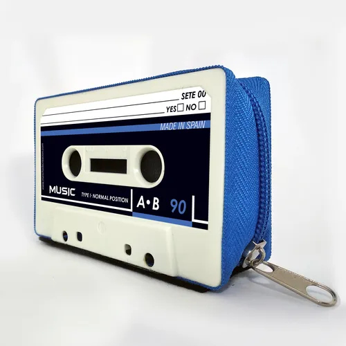 Creation fleck-kassette brieftasche, geldbörse, karte halter hergestellt mit kassetten, original design, retro, vintage frau - AliExpress - Modalova