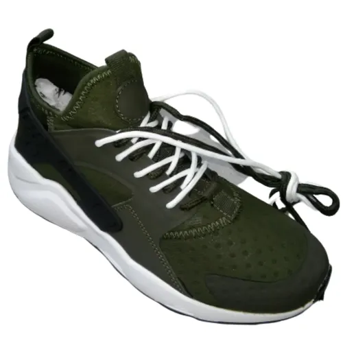 Doppel kordelzug sneaker, hergestellt in textil stoff mit verstärkungen, einlegesohle Padded, Polyurethan boden zwei farbe flexible - AliExpress - Modalova