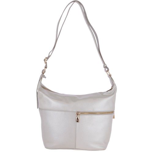 Ashwood Womens Medium Leather Shoulder Bag: 62666 Silver NA - Ashwood Handbags - Modalova