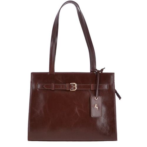 Ashwood Womens Medium Zip Top Anatole Leather Handbag Bridge - 62687 - Ashwood Leather Handbags - Modalova