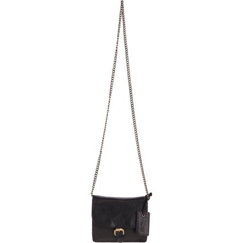 Vintage Mini Leather Shoulder Bag With Chain Strap: G27 Black NA - Ashwood Handbags - Modalova