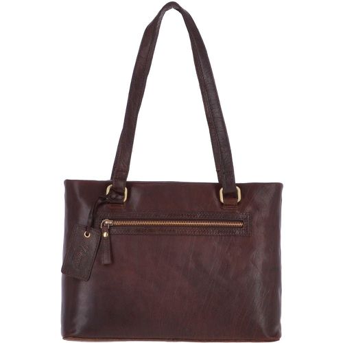 Ashwood Womens Medium Vintage Leather Handbag: G26 Brandy Brown NA - Ashwood Handbags - Modalova