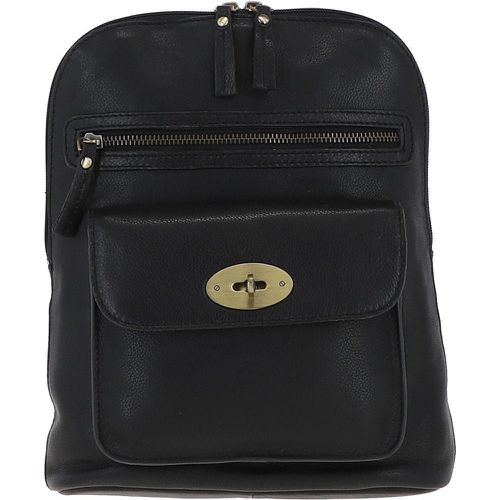Ashwood Michigan Leather Mini Backpack: M-65 Black NA - Ashwood Handbags - Modalova