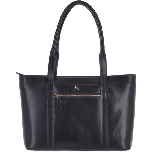 Ashwood Vegetable Tanned Leather Bag: V-23 Navy Blue NA - Ashwood Handbags - Modalova