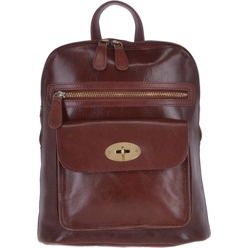 Vegetable Tanned Small Leather Backpack: V-25 Chestnut NA - Ashwood Handbags - Modalova