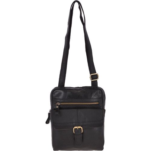 Leather Vintage Medium Flight Shoulder Bag: G-33 Black NA - Ashwood Handbags - Modalova