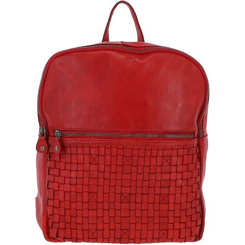 Leather Vintage Wash Backpack: D-74 Red NA - Ashwood Handbags - Modalova