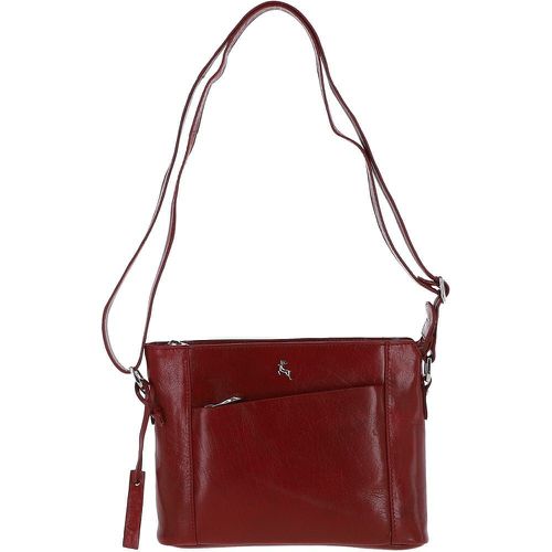 Ashwood Vegetable Tanned Leather Cross Body Bag: 18-025 Red NA - Ashwood Handbags - Modalova