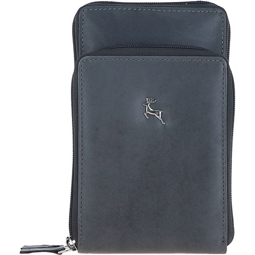 Aphrodite' Real Leather Crossbody Smart Phone Bag: PH-2 Grey NA - Ashwood Handbags - Modalova