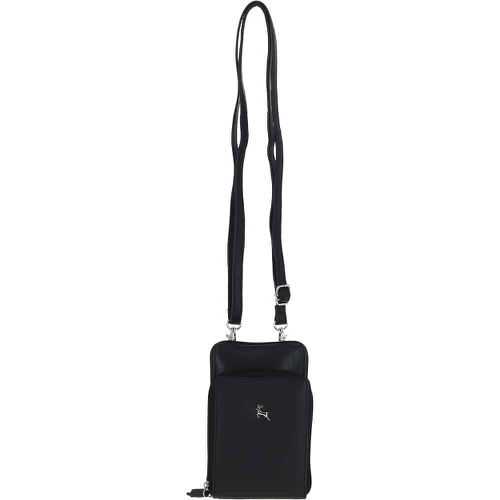 Aphrodite' Real Leather Crossbody Smart Phone Bag: PH-2 Black NA - Ashwood Handbags - Modalova