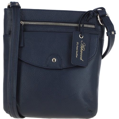 Five CB' Real Leather Cross Body Bag: CB-5 Navy Blue NA - Ashwood Handbags - Modalova