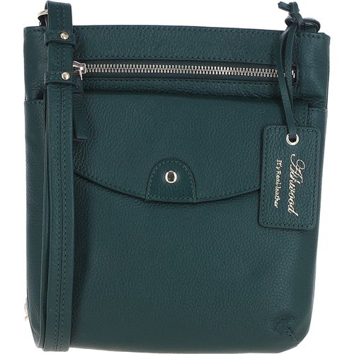Five CB' Real Leather Cross Body Bag: CB-5 Green NA - Ashwood Handbags - Modalova