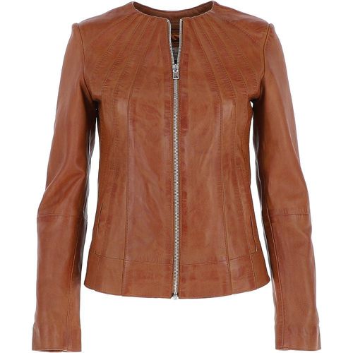 Leather Fashion Jacket Aliona: AWL-281 Tan 10 - Ashwood Handbags - Modalova