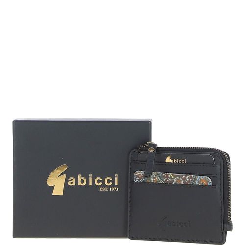 Real Leather Card Holder: GB-805 Black NA - Ashwood Handbags - Modalova