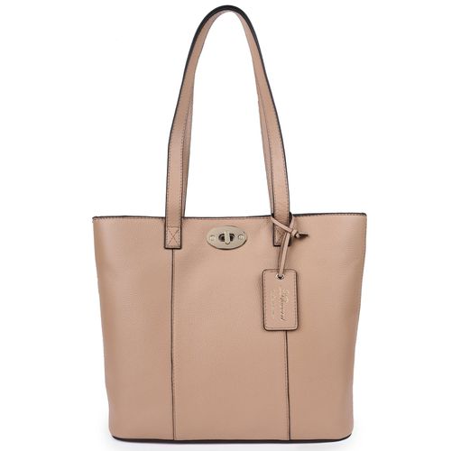 Elegante Firenze' Real Leather Tote Bag: 63754 Parafin NA - Ashwood Handbags - Modalova