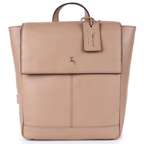 Apos;Lussuria Venezia&apos; Real Leather Flapover Backpack: 64257 Parafin NA - Ashwood Handbags - Modalova