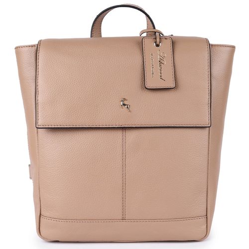 Lussuria Venezia' Real Leather Flapover Backpack: 64257 Parafin NA - Ashwood Handbags - Modalova