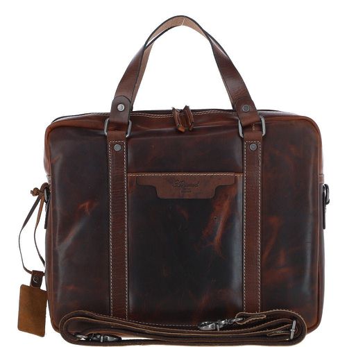 Sfarzo' Real Leather Laptop Messenger Bag: FE-05 Brown NA - Ashwood Handbags - Modalova