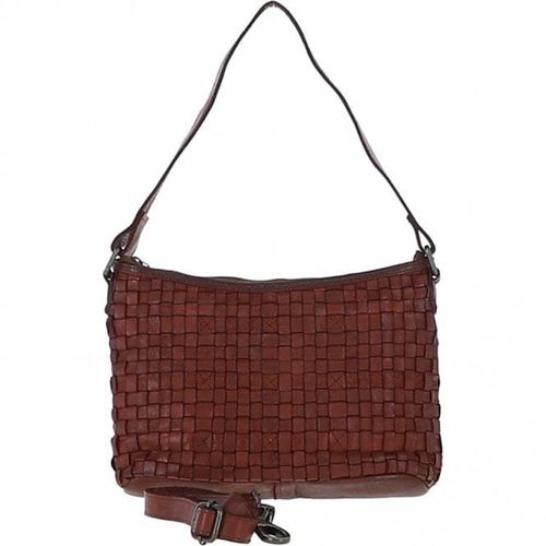 Vintage Woven Leather Shoulder Bag: D-73 Cognac NA - Ashwood Handbags - Modalova