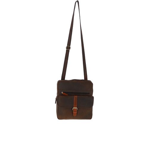 Fenland Large Leather Body Bag: FEN 783 Brown/tan NA - Ashwood Handbags - Modalova