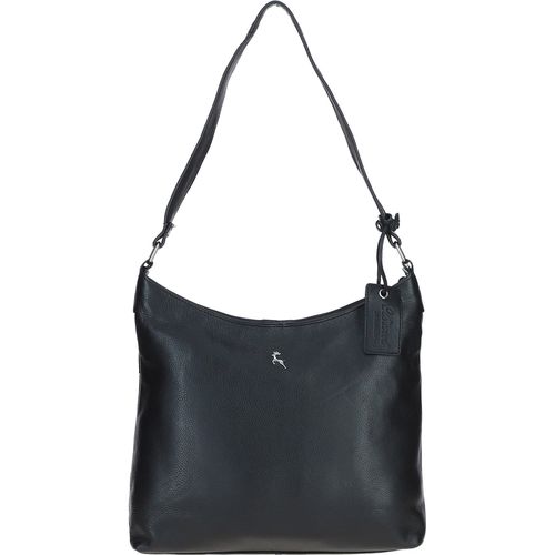 Chic Leather Shoulder Bag & Secure Zip Closure: Antrim Black NA - Ashwood Handbags - Modalova