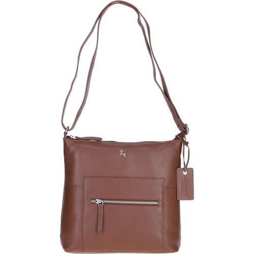 Versatile Leather Shoulder Bag: Bondoran Cognac NA - Ashwood Handbags - Modalova