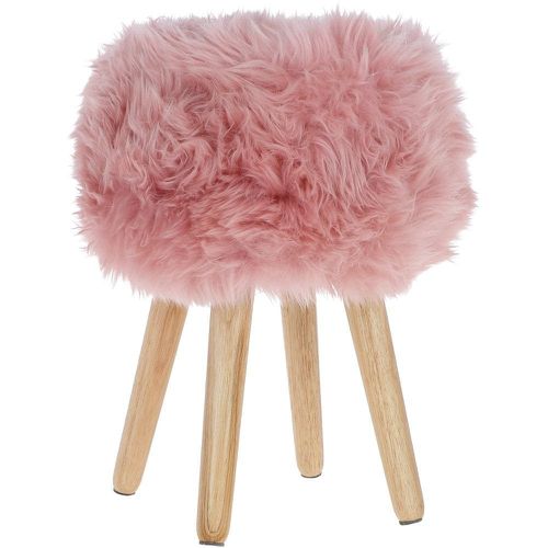 Fenland Sheepskin Stool: NZ Stool Rosa One Size - Ashwood Handbags - Modalova