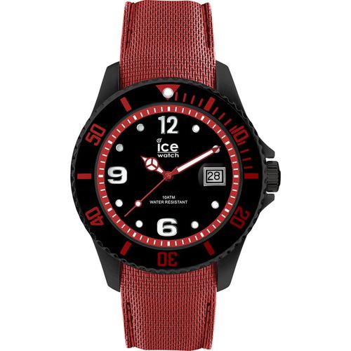 ICE Steel Black Red Herrenuhr 44mm - Ice watch - Modalova