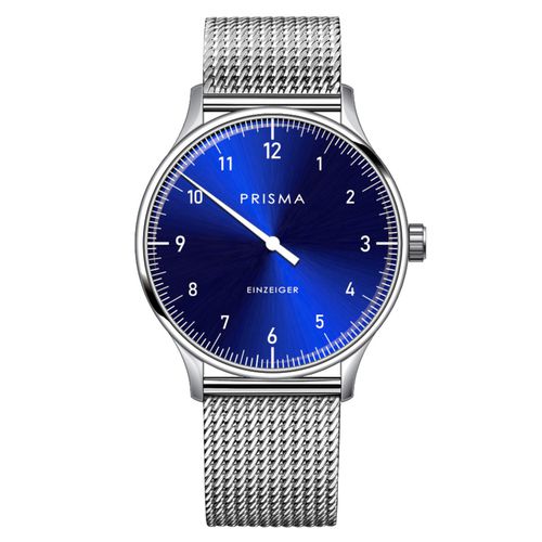 Prisma Design 'Einzeiger' Einzeigeruhr Blau 40mm - outletuhren.com - Modalova