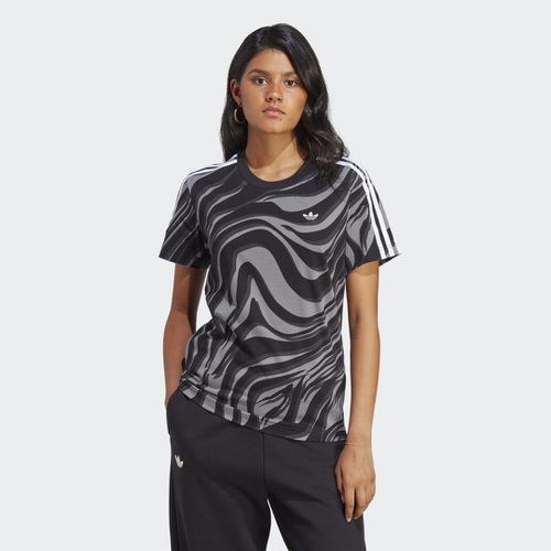 Camiseta Abstract Allover Animal Print - adidas - Modalova