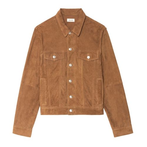 Veste Bases Cuir Suede - Taille S - Zadig & Voltaire - Modalova