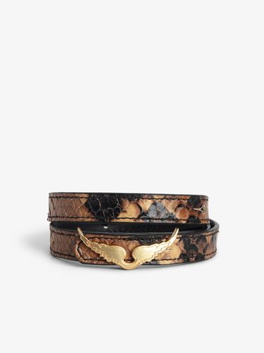 Bracelet Rock 100% Cuir Heritage - Zadig&Voltaire - Modalova