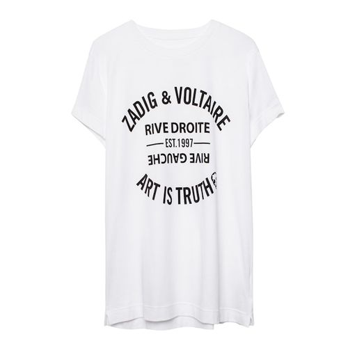 T-shirt Walk White - Taille S - Zadig&Voltaire - Modalova