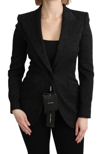 Brocade Single Breasted Blazer Women's Jacket - Dolce & Gabbana - Modalova
