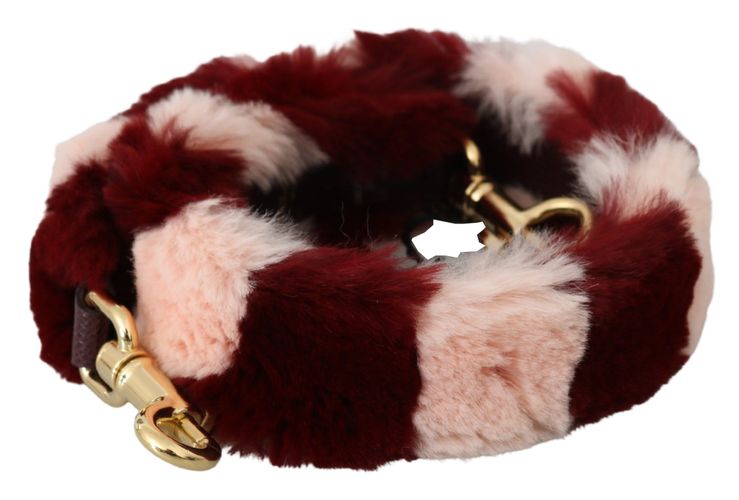 Pink Lapin Fur Accessory Shoulder Women's Strap - Dolce & Gabbana - Modalova
