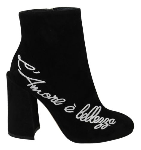 Suede L'Amore E'Bellezza Boots Women's Shoes - Dolce & Gabbana - Modalova