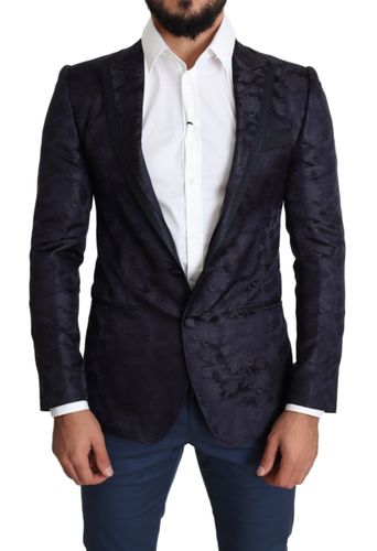 Floral Jacquard Silk Coat MARTINI Men's Blazer - Dolce & Gabbana - Modalova