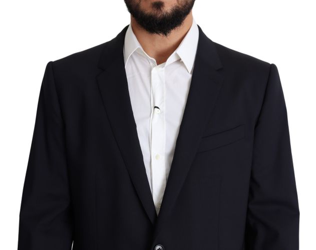 Wool Stretch Men Coat MARTINI Men's Blazer - Dolce & Gabbana - Modalova