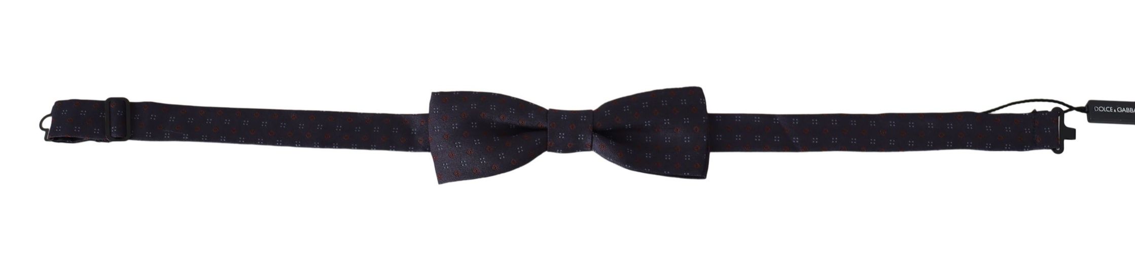 Gray Pattern Silk Adjustable Neck Papillon Bow Men's Tie - Dolce & Gabbana - Modalova