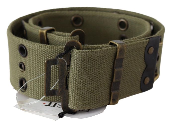Cotton Rustic Bronze Buckle Women's Belt - Ermanno Scervino - Modalova