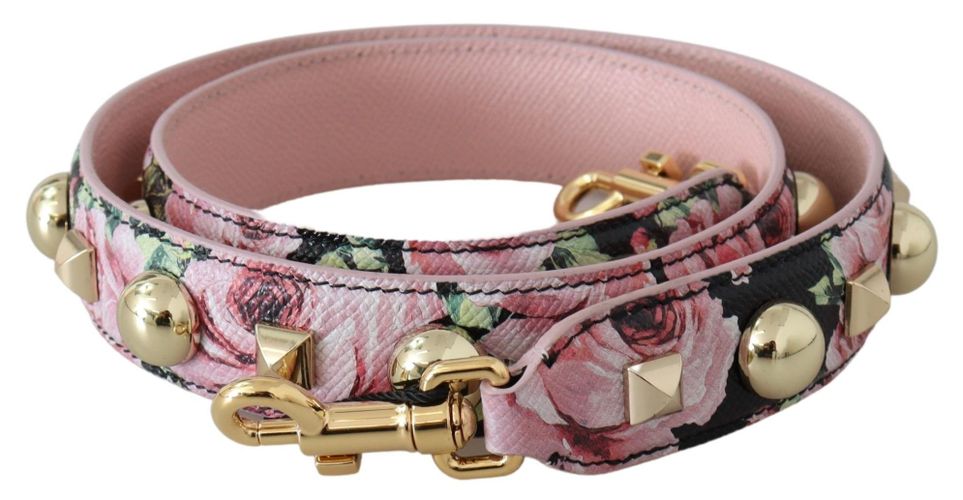 Floral Gold Studs Bag Accessory Shoulder Women's Strap - Dolce & Gabbana - Modalova
