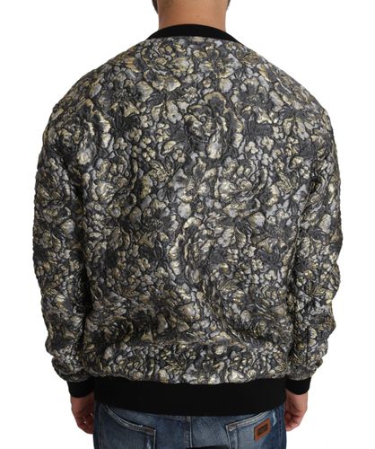 SAMBA Jacquard Palmtree Pullover Men's Sweater - Dolce & Gabbana - Modalova