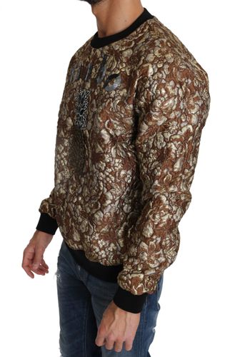 MAMBO Jacquard Pineapple Pullover Men's Sweater - Dolce & Gabbana - Modalova