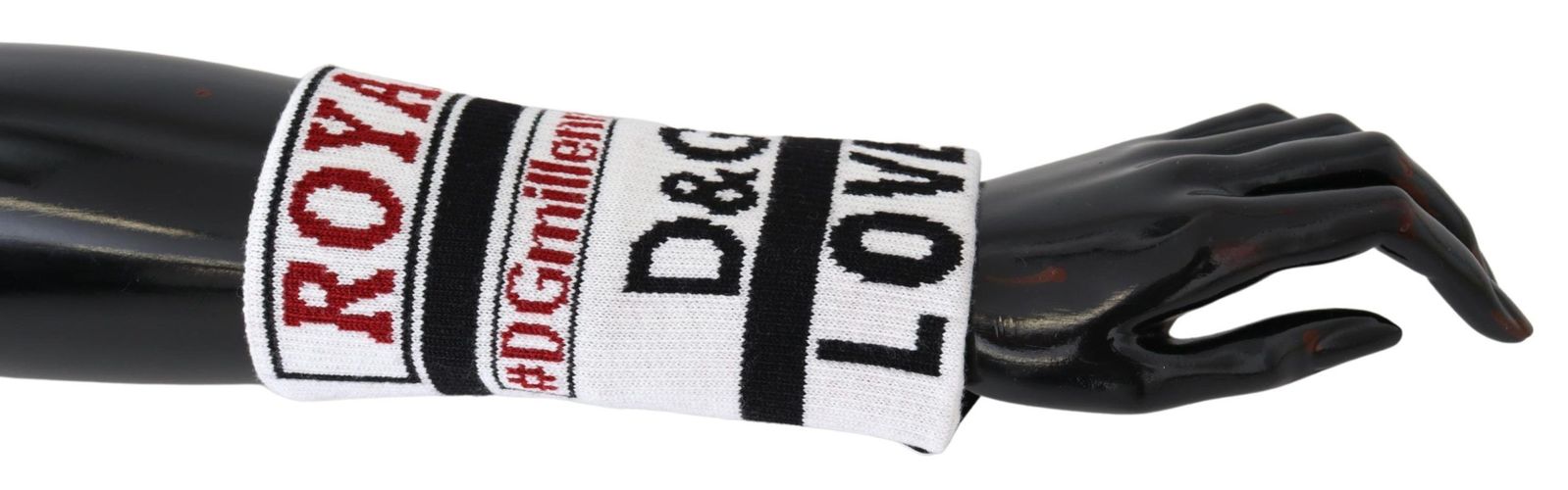 Wool Knit D&G Love Wristband Men's Wrap - Dolce & Gabbana - Modalova