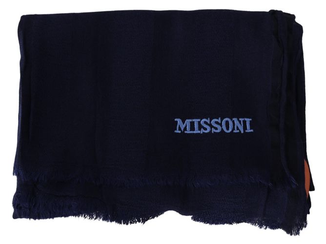 Wool Knit Unisex Neck Wrap Men's Scarf - Missoni - Modalova
