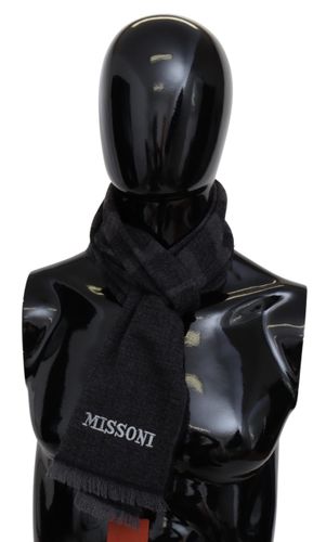 Striped Wool Unisex Neck Wrap Men's Scarf - Missoni - Modalova