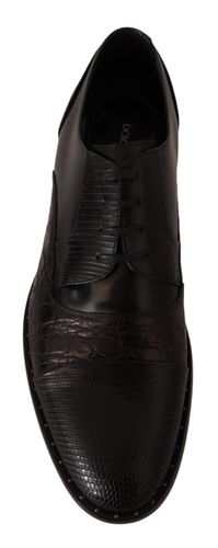 Leather Exotic Skins Formal Men's Shoes - Dolce & Gabbana - Modalova